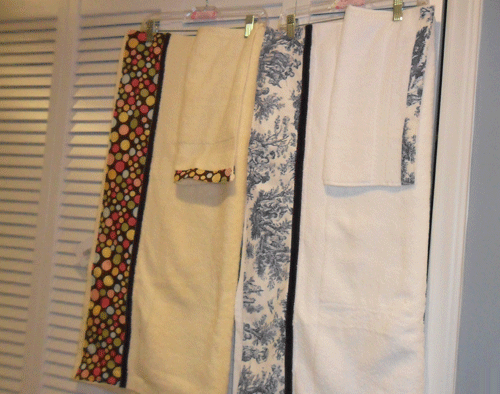 Custom Designed Towel Washcloth Set